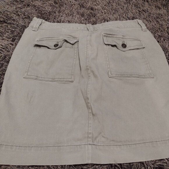 Old Navy Khaki Green Utility Skirt - Picture 2 of 5